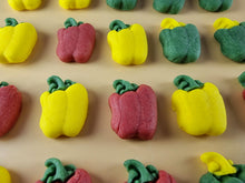20 x Edible 3D 18mm Mixed Vegetables icing toppers, cake cupcakes decorations T100