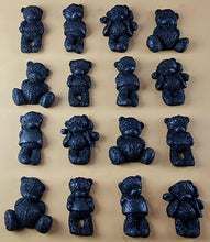 16 x Edible 3D 30mm Teddy Teddybear Set, icing toppers, cake cupcakes decorations T072