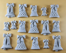 15 x Edible 3D 35mm Christmas Jingle Bells, icing toppers, cake cupcakes decorations T092