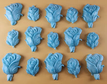 15 x Edible 3D 30mm Rose Bud Set, icing toppers, cake cupcakes decorations T074