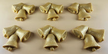 6 x Edible 3D 55mm Jingle Bells, Christmas icing toppers, cake cupcakes decorations T095