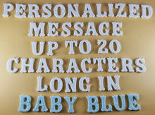 20 x Edible 3D 25mm Personalized Letters, Text, icing toppers, cake cupcakes decorations T084