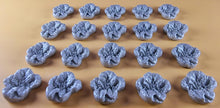 20 x Edible 3D 20mm flower flowers icing toppers, cake cupcakes decorations T023