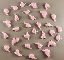 30 x Edible 3D 10mm Small Birds Bird icing toppers, cake cupcakes decorations T039