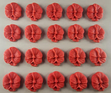 20 x Edible 3D 20mm flower flowers icing toppers, cake cupcakes decorations T028