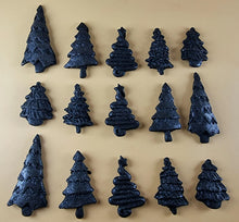 15 x Edible 3D 45mm Christmas Trees, icing toppers, cake cupcakes decorations T088