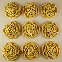 9 x Edible 3D 40mm Rose Flowers icing toppers, cake cupcakes T130
