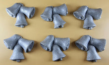 6 x Edible 3D 55mm Jingle Bells, Christmas icing toppers, cake cupcakes decorations T095