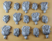 15 x Edible 3D 30mm Rose Bud Set, icing toppers, cake cupcakes decorations T074