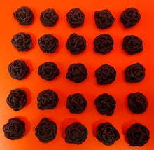 30 x Edible 3D 1.2mm high detail rose roses flowers icing toppers, cake cupcakes decorations T004