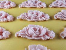 12 x Edible 3D 55mm Rose Bunches, icing toppers, cake cupcakes decorations T080