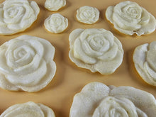 15 x Edible 3D Mixed Roses flowers Set, icing toppers, cake cupcakes decorations T077