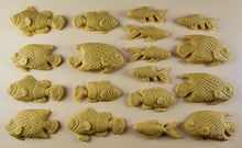 18 x Edible 3D 40mm Fish Set, icing toppers, cake cupcakes decorations T073