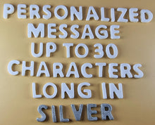 Up to 30 Edible 3D 20mm Personalized Letters, Text, icing toppers, cake cupcakes decorations T085