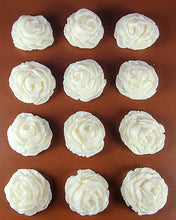 12 x Edible 3D 34mm large roses rose flowers icing toppers, cake cupcakes decorations T011