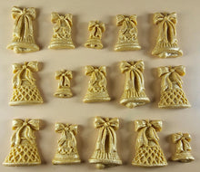 15 x Edible 3D 35mm Christmas Jingle Bells, icing toppers, cake cupcakes decorations T092