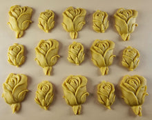 15 x Edible 3D 30mm Rose Bud Set, icing toppers, cake cupcakes decorations T074
