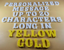 20 x Edible 3D 25mm Personalized Letters, Text, icing toppers, cake cupcakes decorations T084