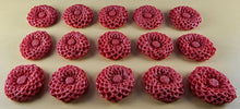 15 x Edible 3D Large Dahlia flowers, icing toppers, cake cupcakes decorations T078