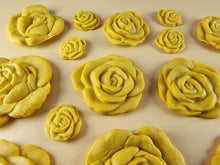 15 x Edible 3D Mixed Roses flowers Set, icing toppers, cake cupcakes decorations T077
