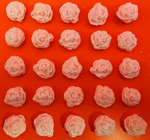 30 x Edible 3D 1.2mm high detail rose roses flowers icing toppers, cake cupcakes decorations T004