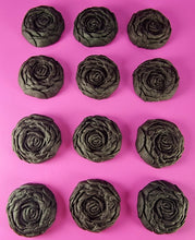 12 x Edible 3D 36mm large roses rose flowers icing toppers, cake cupcakes decorations T013