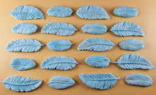 20 x Edible 3D 50mm Feather Set, icing toppers, cake cupcakes decorations T075