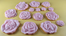 15 x Edible 3D Mixed Roses flowers Set, icing toppers, cake cupcakes decorations T077