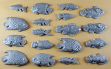 18 x Edible 3D 40mm Fish Set, icing toppers, cake cupcakes decorations T073