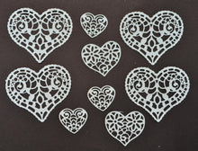 16 x Simply Heaven Edible Pre-Made Ready to Use Edible Cake Lace made from mat 28