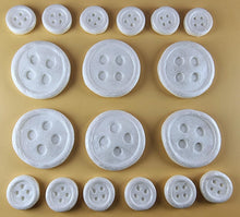 20 x Edible 3D 42mm Button Set, icing toppers, cake cupcakes decorations T079