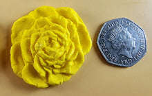 9 x Edible 3D 40mm Rose Flowers icing toppers, cake cupcakes T130