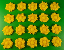 20 x Edible 3D 30mm daisies daisy flowers icing toppers, cake cupcakes decorations T015