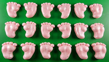 18 x Edible 3D 30mm Baby Feet icing toppers, cake cupcakes decorations T041