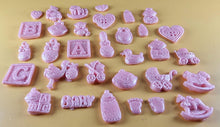 30 x Edible 3D Baby Toppers, icing toppers, cake cupcakes decorations T064