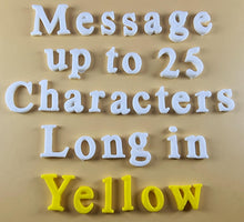 25 x Edible 3D Personalized Times New Roman Font, icing toppers, cake cupcakes decorations T083