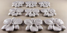 9 x Edible 3D 48mm Orchid, Orchids, flowers, flower, icing toppers, cake cupcakes decorations T038