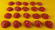 20 x Edible 3D 20mm roses rose flowers icing toppers, cake cupcakes decorations T009