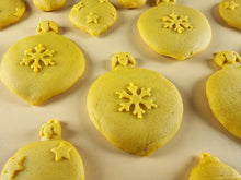 15 x Edible 3D 50mm Christmas Baubles, icing toppers, cake cupcakes decorations T091