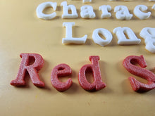 25 x Edible 3D Personalized Times New Roman Font, icing toppers, cake cupcakes decorations T083