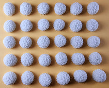 30 x Edible 3D 11mm Dahlia Flowers, icing toppers, cake cupcakes decorations T065