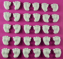 30 x Edible 3D 15mm Baby Feet icing toppers, cake cupcakes decorations T042