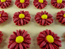 12 x Edible 3D 20mm Daisies Daisy flowers icing toppers, cake cupcakes T115