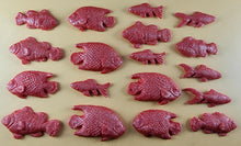 18 x Edible 3D 40mm Fish Set, icing toppers, cake cupcakes decorations T073