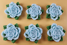 5 x Edible 3D 35mm High Detail Roses icing toppers, cake cupcakes decorations T108