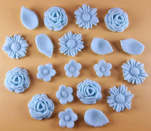 20 Piece Edible 3D Bouquet Flower set, icing toppers, cake cupcakes decorations T070