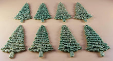 12 x Edible 3D 50mm Medium Christmas Trees icing toppers, cake cupcakes decorations T048