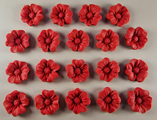 20 x Edible 3D 20mm flower flowers icing toppers, cake cupcakes decorations T019