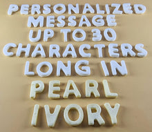 Up to 30 Edible 3D 20mm Personalized Letters, Text, icing toppers, cake cupcakes decorations T085