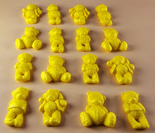 16 x Edible 3D 30mm Teddy Teddybear Set, icing toppers, cake cupcakes decorations T072